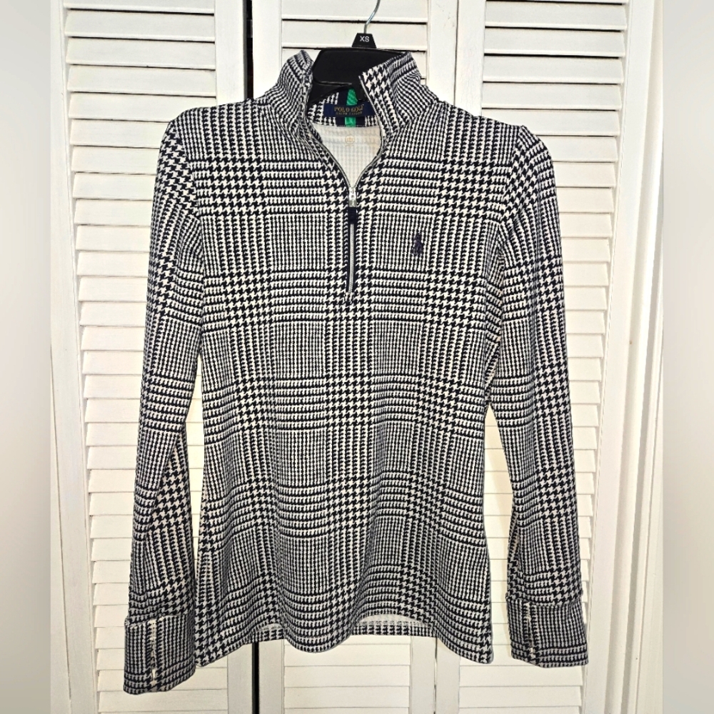 Polo by Ralph Lauren Black and White Long Sleeve Top